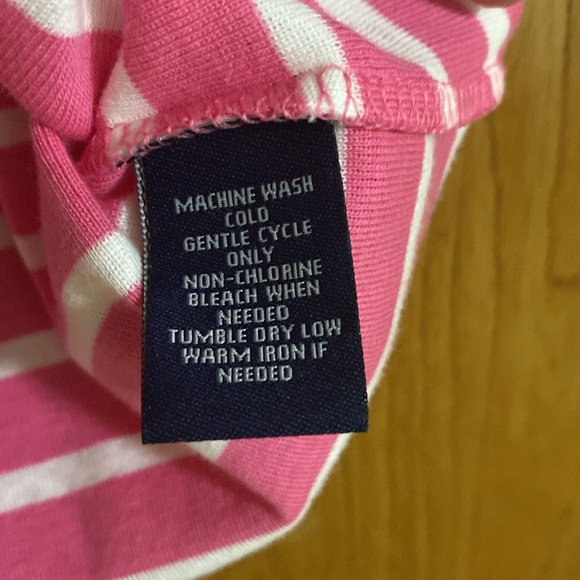 Chaps large pink and white top with adorable pockets excellent condition - Picture 4 of 7